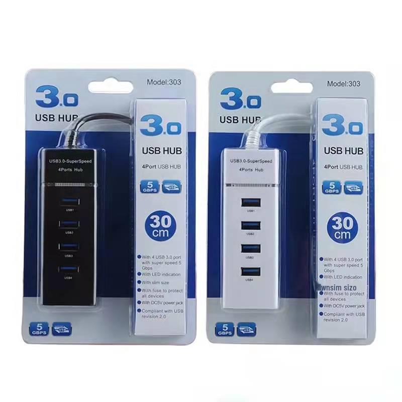 Универсальный USB 3.0 концентратор «один на четыре» для расширения настольного компьютера и ноутбука