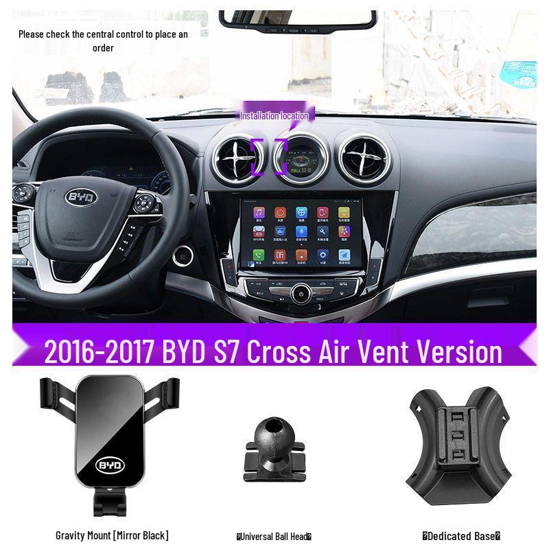 BYD Dolphin Qin Han EV Tang DMI Song Yuan PRO Car Phone Holder E5 Accessories