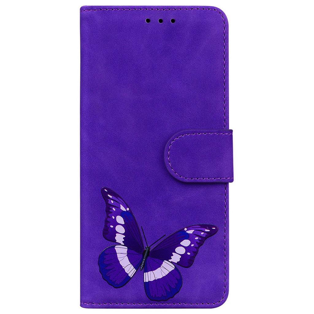 For Honor 400 5G (Global) Stand Case PU Leather Phone Cover Butterfly Printed