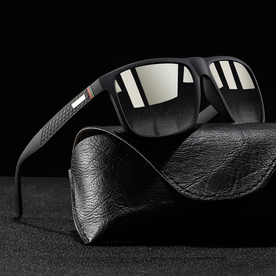 Fashion Classic Square UV400 Sunglasses Men Women Driving Fishing Colorful Trendy Lightweight Outdoor Goggles