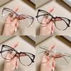 Vintage Gradient Eyeglasses for Nearsightedness Anti Blue Light Glasses Elegant Female Ultralight Cat Eye Eyewear Frames