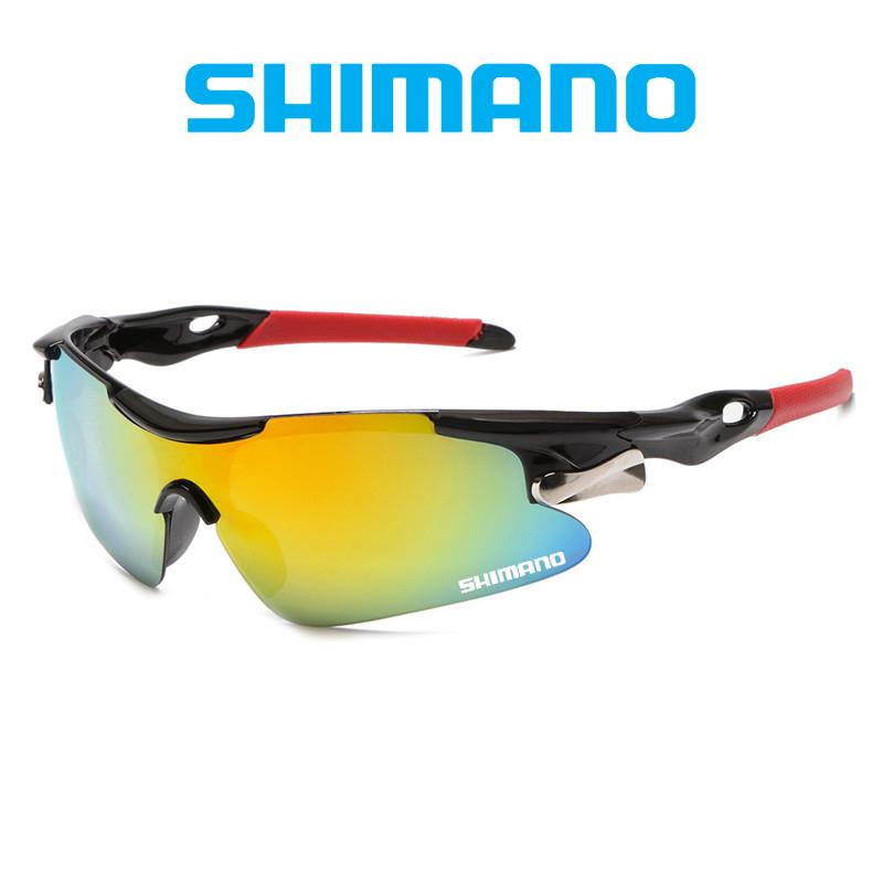 Shimano Professional поляризованные очки для велоспорта велосипедные очки для вождения рыбалка спортивные солнцезащитные очки для спорта на открытом воздухе UV 400