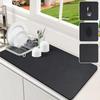 Water-resistant Coffee Maker Pad, Counter Dish Drying, Slip-proof Rubber Base, Kitchen Surface Stain-resistant Absorbent Mat