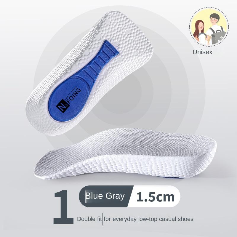 Elevated Insole for Men and Women, Invisible Inner Height Pad for Men and Women, Semi Padded Martin Boots, Soft Sole, Shock-absorbing Arch Pad