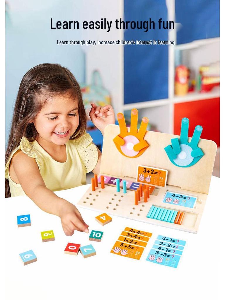 Kindergarten Math Learning Toys for Addition & Subtraction