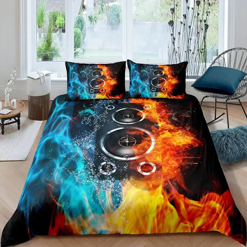 Комплект пододеяльников Инь-Ян в стиле бохо Trippy Art Twin Одеяло Gossip Traditional Ying Yang Theme King Size Полиэстеровое одеяло