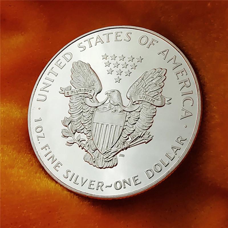 Монета United Statue Of Liberty Challenge 2021 года из чистого серебра, коллекционная Америка Ко