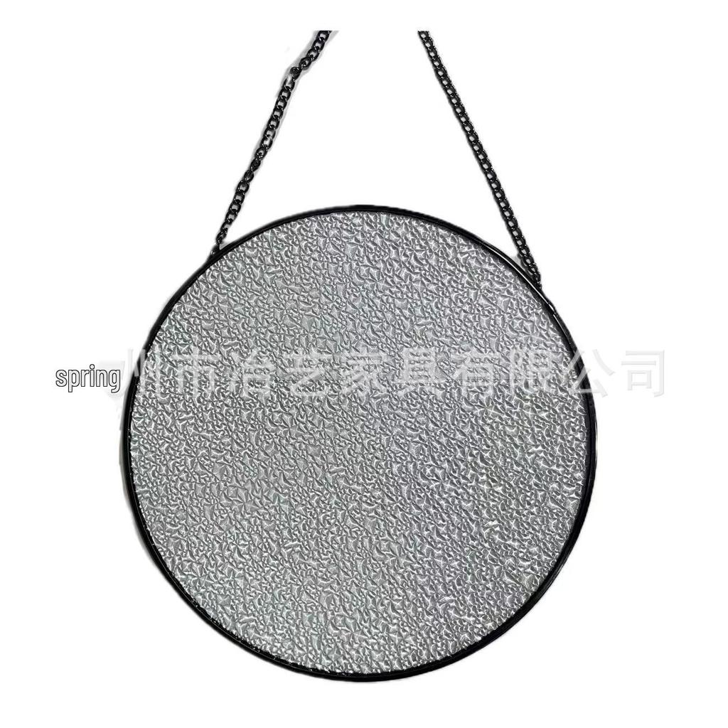 Hand-Painted DIY Glass Pendant: Creative Electroplated & Spray-Painted Frame