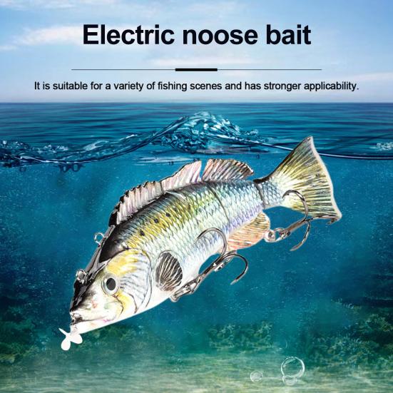 13,5 см/39,3 г/54 г электрическая многосочлененная рыболовная приманка с поплавком, перезаряжаемая через USB, светодиодная светящаяся приманка, роботизированная искусственная приманка, рыболовные принадлежности