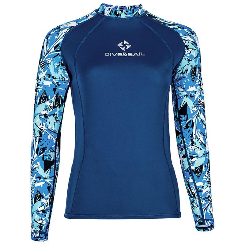 Quick-Dry UV Protection Rash Guard Diving Snorkeling Surfing - Men Women Long Sleeve Swimwear With UPF 50