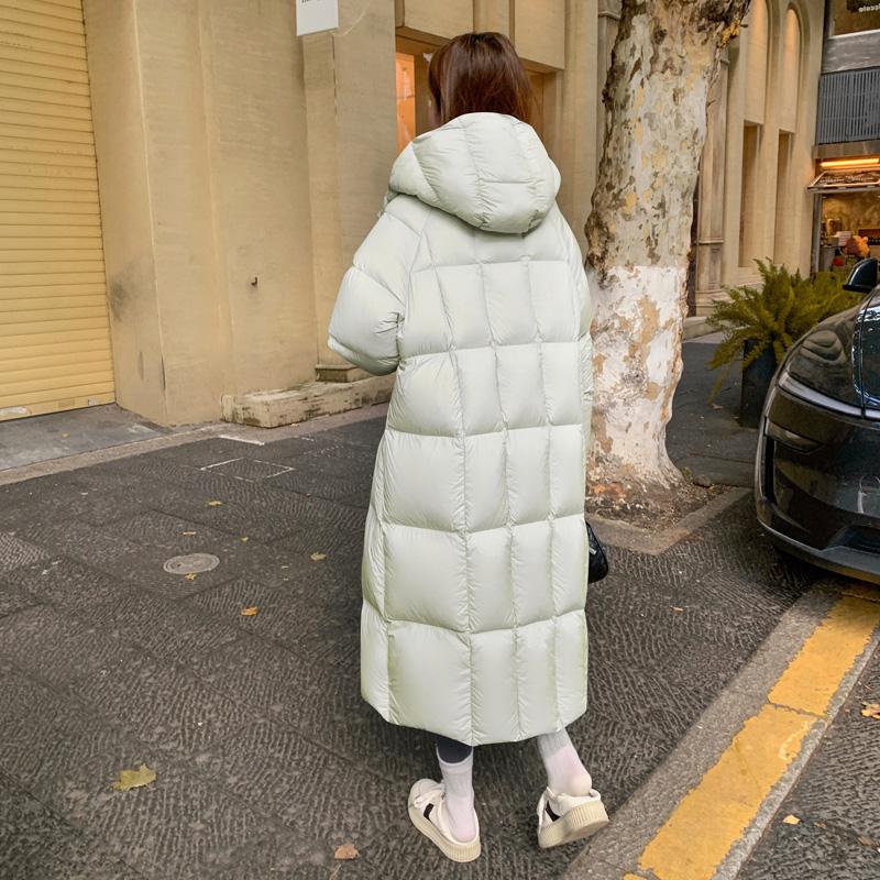 Autumn Winter Thicken Warm Parka Women Casual Sweety Solid Color Big Pocket Loose Long Hooded Coat Jackets Outwear