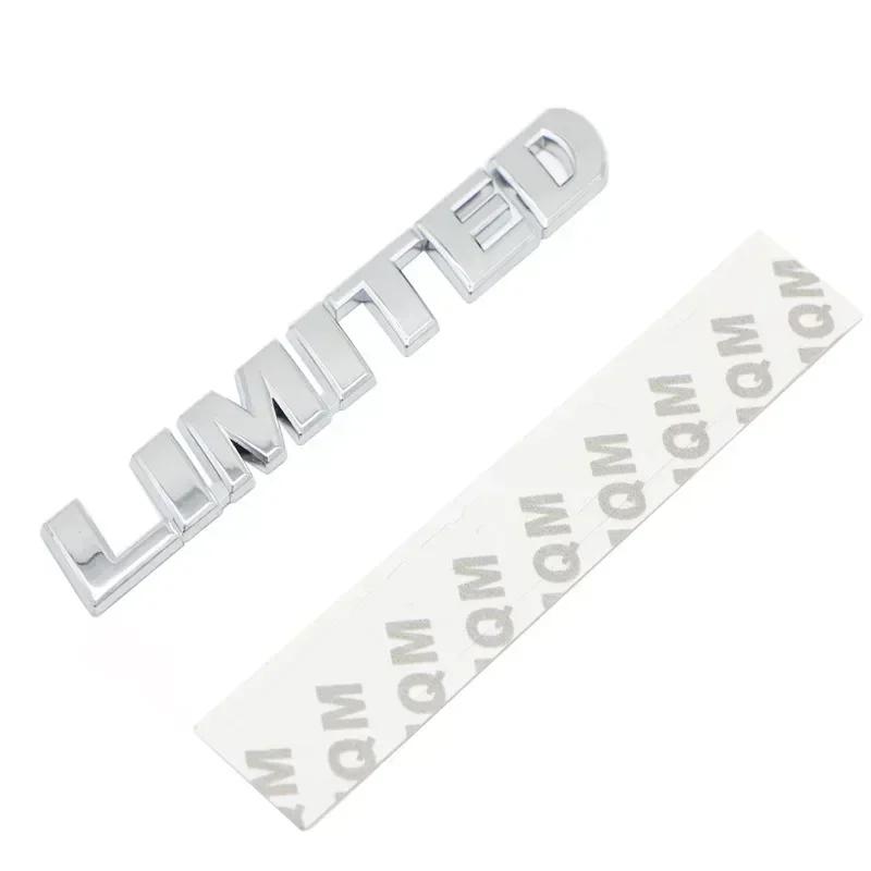 Хром Черный Ограниченная Серия Буквы Задний Багажник Крыло Значок Наклейки