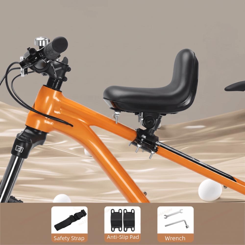 Front Mounted Bike Child Seat Full Surround Safety Mountain Bike Child Seat Folding Bike Use