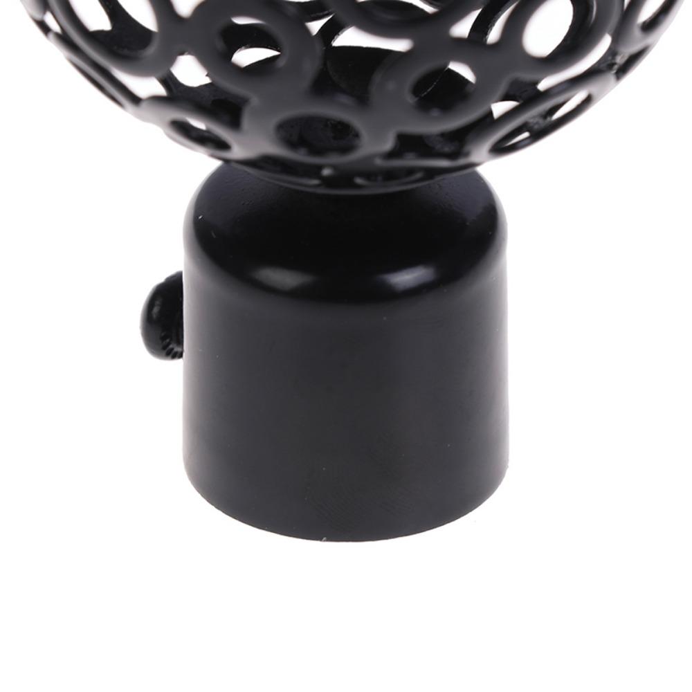 Round Hollow Out Curtain Rods Ends Caps Curtain Accessories Roman Rod Head Curtain Rods Head