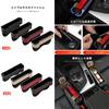 EXCEREY Car Seat Gap Pocket with USB Car Seat Gap Storage Car Console Storage Side Storage Car Seat Side Black Passenger Seat Organizer Charging,
