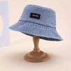 Women Bucket Hat Spring Summer Hats For Men Washed Denim Cloth Vintage Fashion Sunshade Sun Hat Bob Cap Man New Korean Style