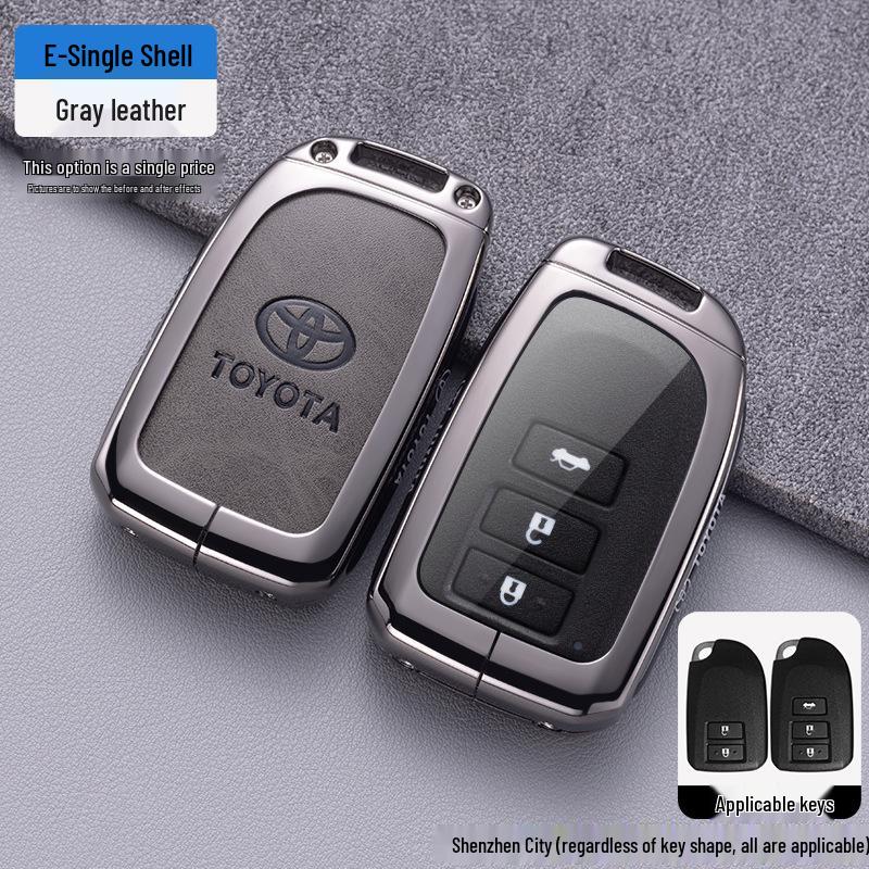 Compatible Key Cover for Toyota Yaris X, Vios FS, Yaris L, and Older Models Remote Controls.