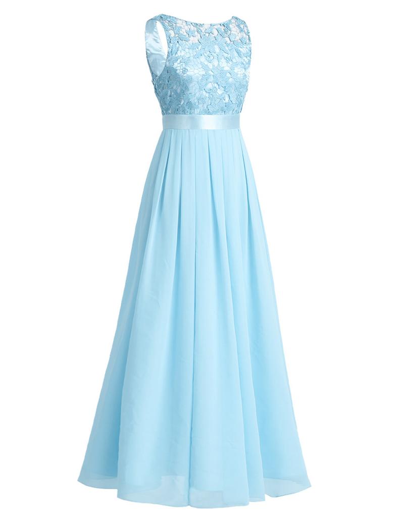 Женское шифоновое макси платье