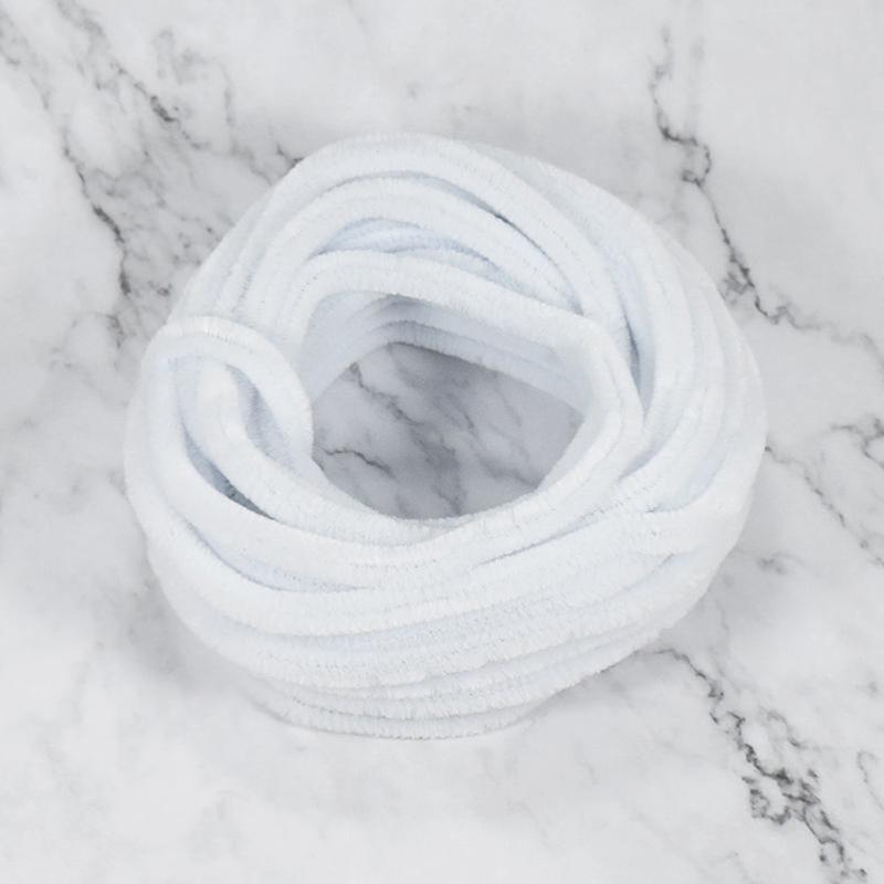 1,5 м бархатные цветы твист-палочка имитация бархата синели стебель полоса красочная мягкая бархатная твист-проволока