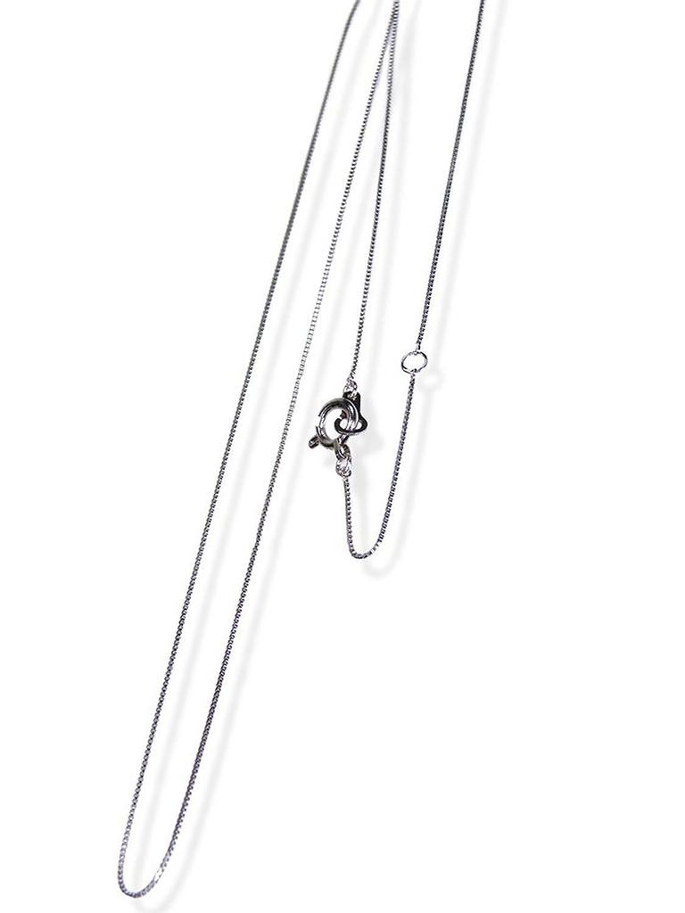 And Me Jewelry Pt850 Platinum Chain Necklace Venetian Type 40cm Regular Size Wrapping [You Box] - 0.45mm [Gift Included] ...