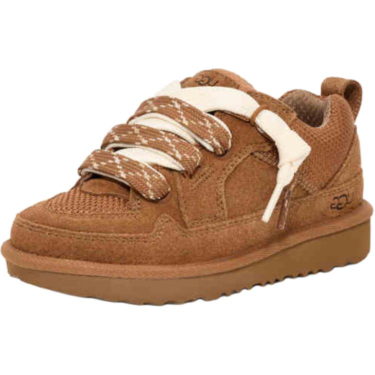 UGG Lo Lowmel Kids Chestnut Детские кроссовки коричневые 1166490K-CHE