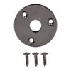 2PCS Round Guitar Jack Plate Metal Round Jack Plate Premium Output Jack Cover  For Guitar Bass