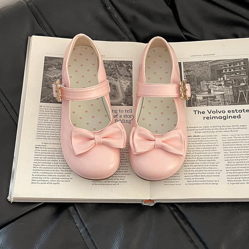 Модная обувь на танкетке из маленькой кожи, с круглым носком, с сумкой на носке, туфли-лодочки, женские, летние, в французском стиле, фея, универсальные, туфли Мэри Джейн, тренд