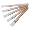 1/12Pcs Nylon Paint Brush 0.5 Inch Bent Head Door Wood Handle Wall
