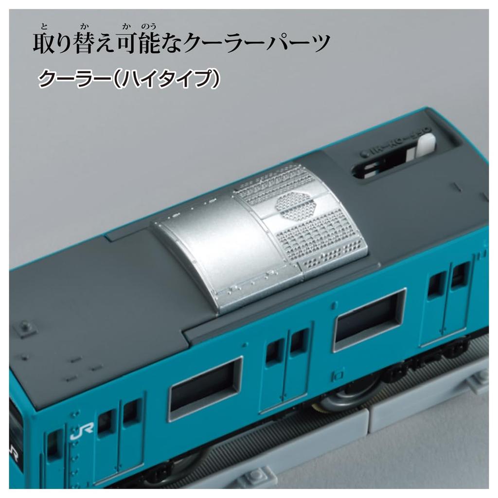 TAKARA TOMY Пригородный поезд Plarail Real Class 201 Series (JR West Небесно-голубой)