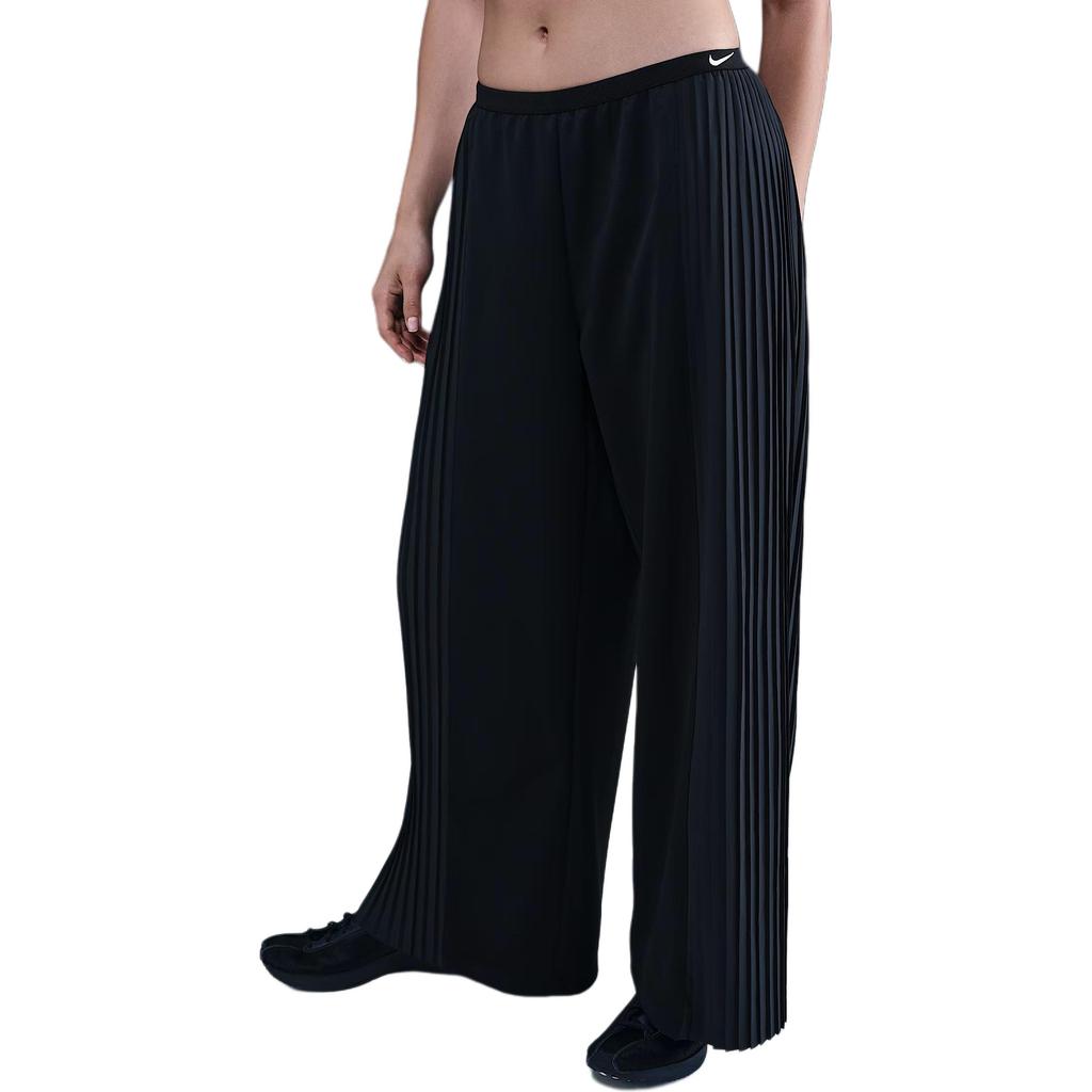Nike Спортивные штаны Swoosh, вязаные, женские, черные/холст IM7460-010