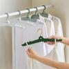 32 Clips Folding Clothes Dryer Hanger Windproof Socks Underwear Drying Rack Household Children Adults Storage Laundry Rack
