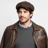 Contrast Color Octagonal Cap Dome Gentleman Artist Hat Casual Men British Beret  Spring