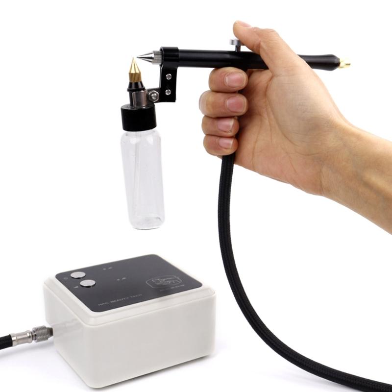 Портативный комплект аэрографа Ручная воздушная щетка для рисования ногтей Модель Краскопульты Наборы Аэрограф для ногтей Набор для рисования