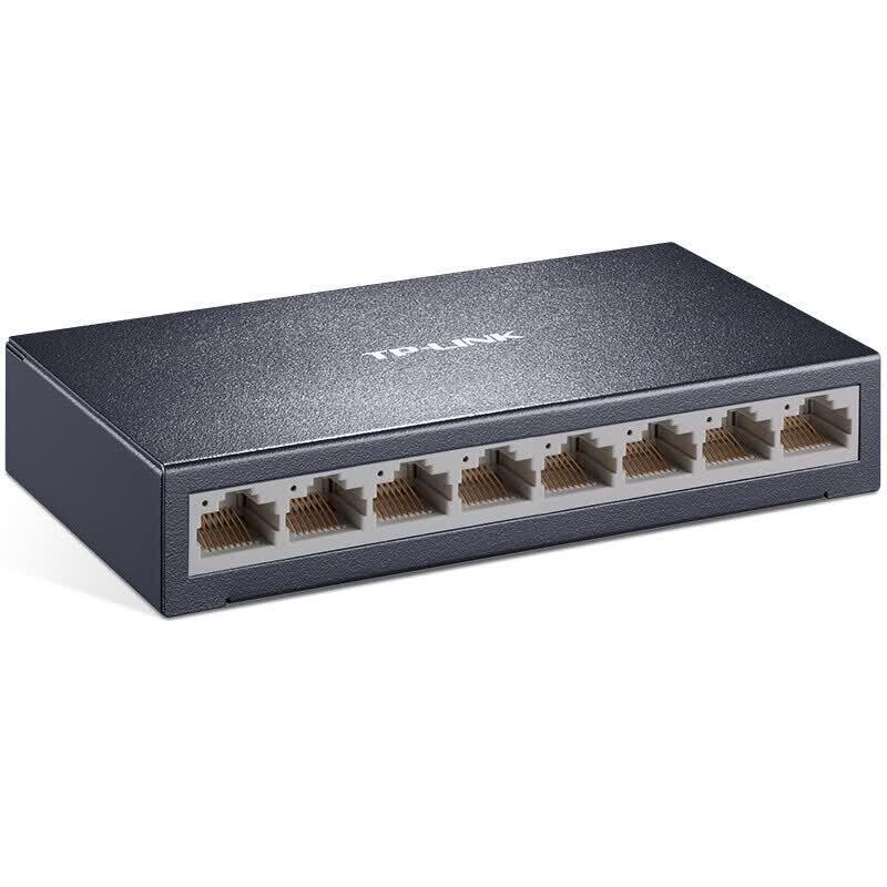 TP-LINK 8-Port 100Mbps Unmanaged Fast Ethernet Switch CN plug (adapter included)