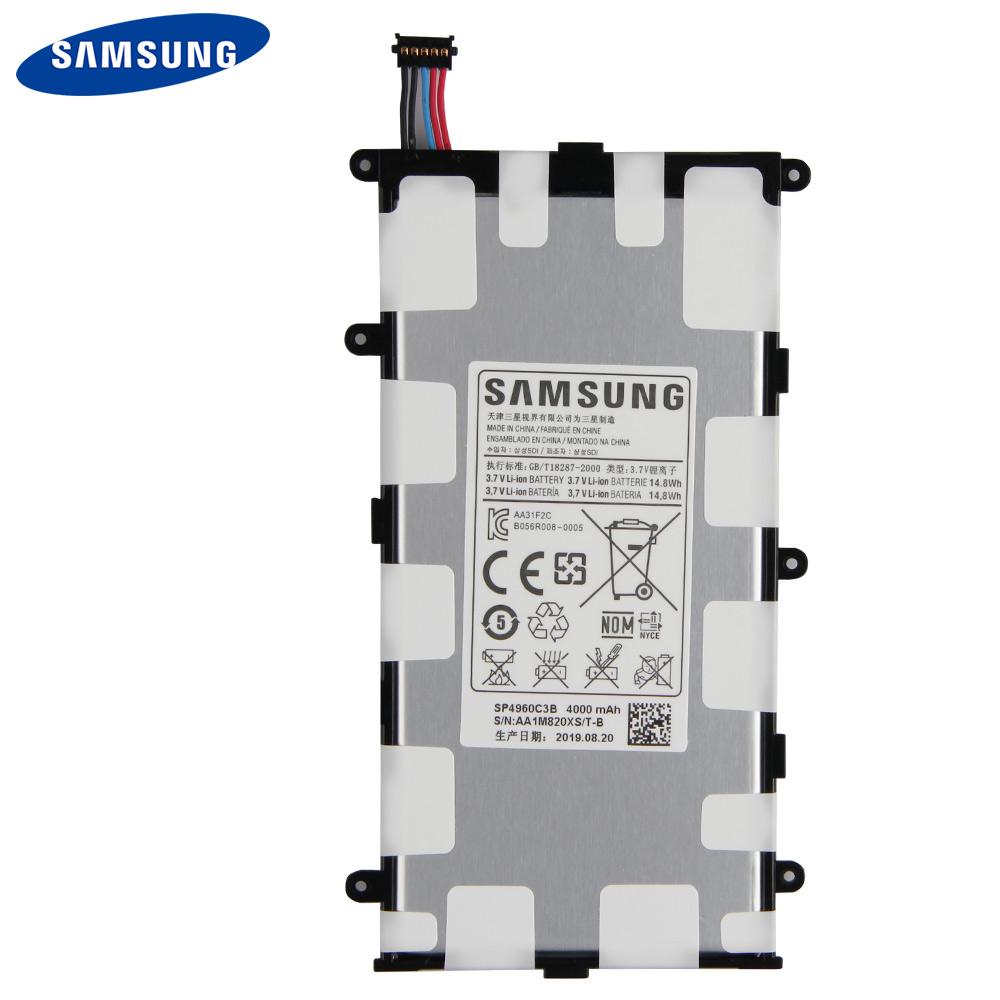 Original Tablet Battery SP4960C3B For Samsung GALAXY Tab 7.0 Plus P3110 P3100 P6200 P6210 4000mAh