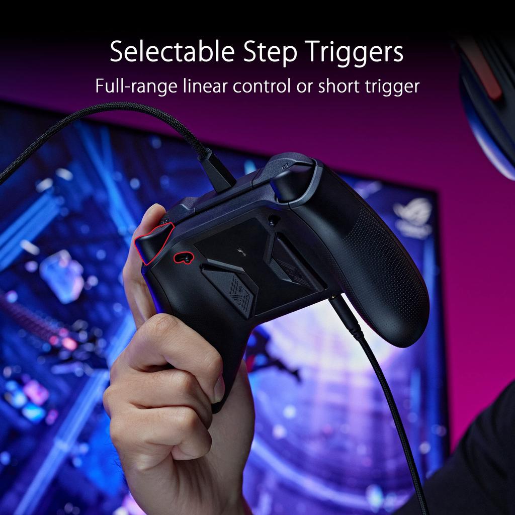 ASUS Controller Gamepad ROG Raikiri Back Buttons Trigger with Selectable Working Distance ESS DAC Final Fantasy XIV Recommended Model Advanced