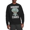 SpongeBob SquarePants Unisex Adult Nobody Cares Meme Sweatshirt