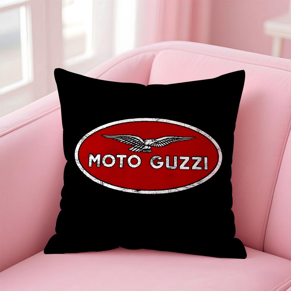 Классический итальянский бренд MMoto Guzzi Наволочка для подушки Короткий плюш Невидимая молния Комната Диван Чехол на подушку