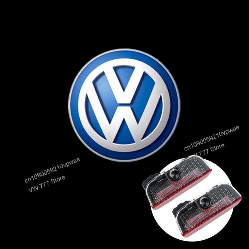efg1 2PCS/Set For Volkswagen VW Passat Golf CC Touareg Scirocco Tiguan Variant B8 Car Door Light Logo Laser Projector Welcome Light