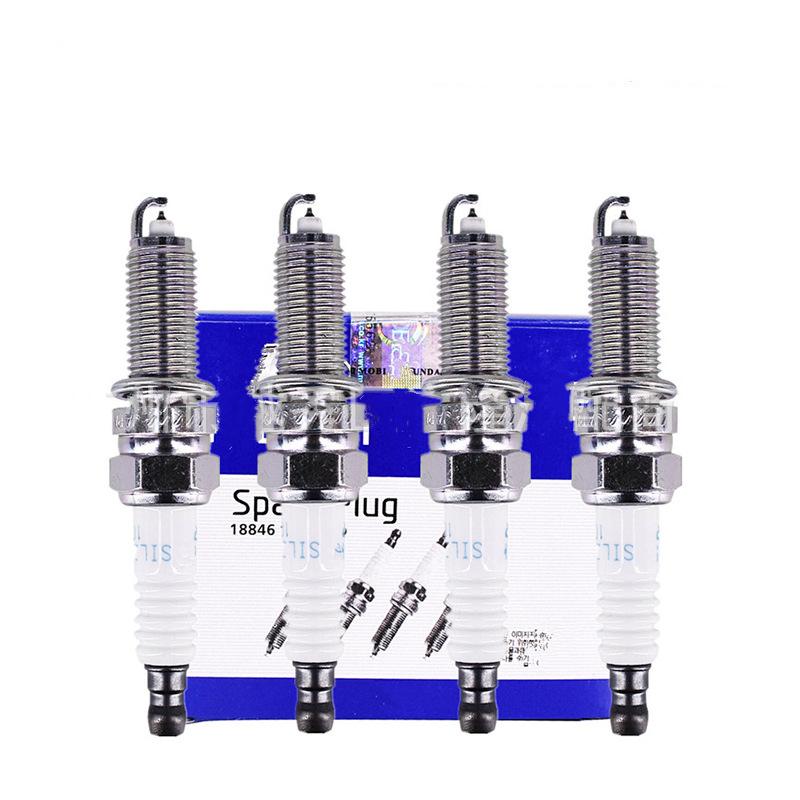 4pcs/lot 18846-10060 SILZKR6B10E Iridium Spark Plug For Hyundai I30 Accent Veloster Solaris Kia Rio Soul 1884610060