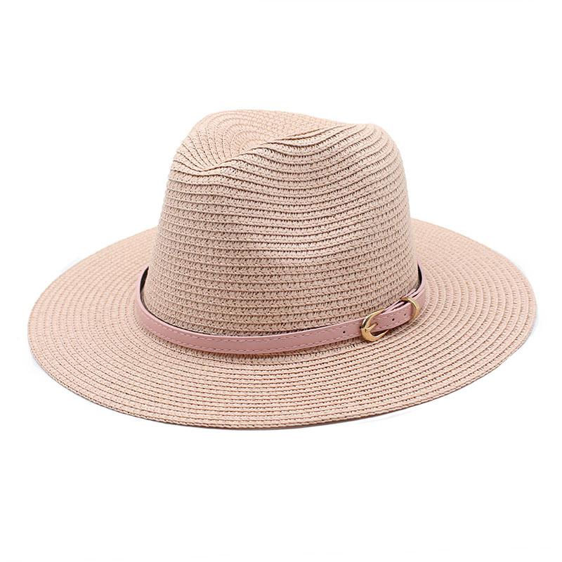 Травяной зеленый модный повседневный универсальный большой плоский верх шляпа дорожная пляжная солнцезащитная панама шляпа от солнца