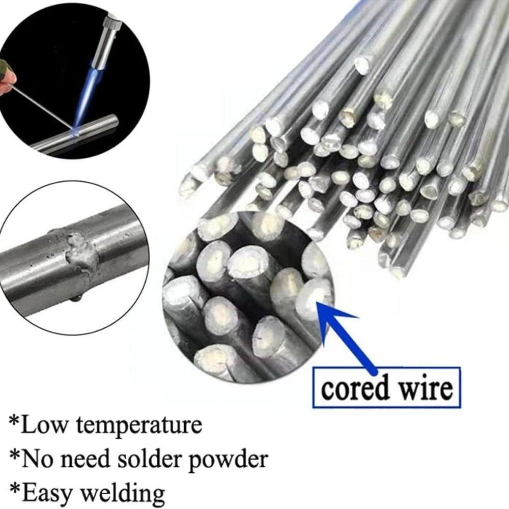 10pcs No Flux Welding Rods Low Temperature Cored Wire Professional Solder Rods Home Appliance