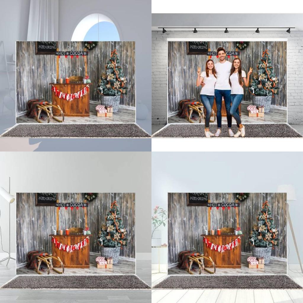 Creative Children's Photography Background Cloth Christmas Theme Studio Props