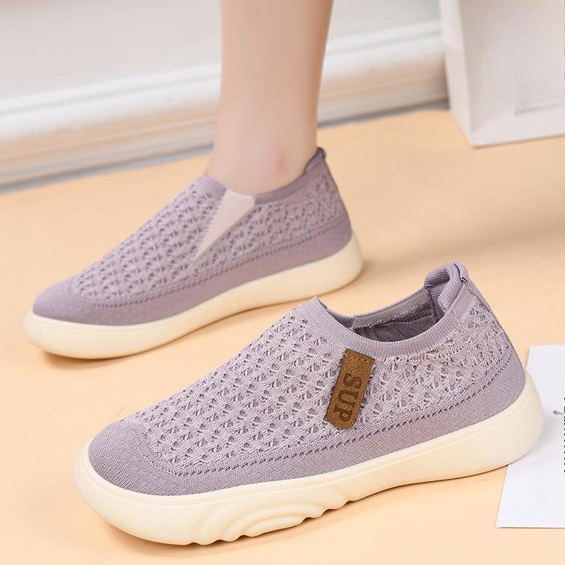 New Cloth Shoes, Women's Single Shoes, Soft-soled, Comfortable One-step Shoes, Casual Shoes