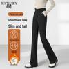 Boru Women's High-Waist Flared Suit Pants
