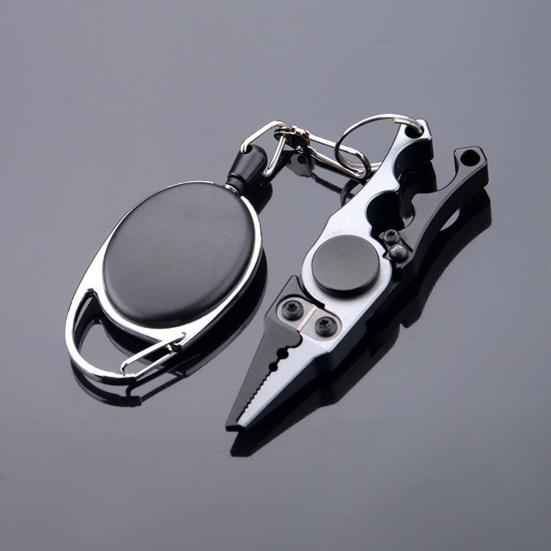 Полезные коррозионностойкие многофункциональные рыболовные плоскогубцы с завязанными крючками, уличный аксессуар