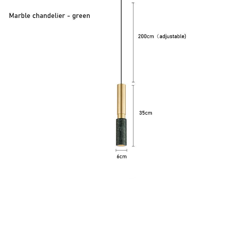 Nordic Modern Terrazzo LED Chandelier Simplicity Marble Подвесной светильник Ночник для бара, ресторана, светильник Hoom Decor