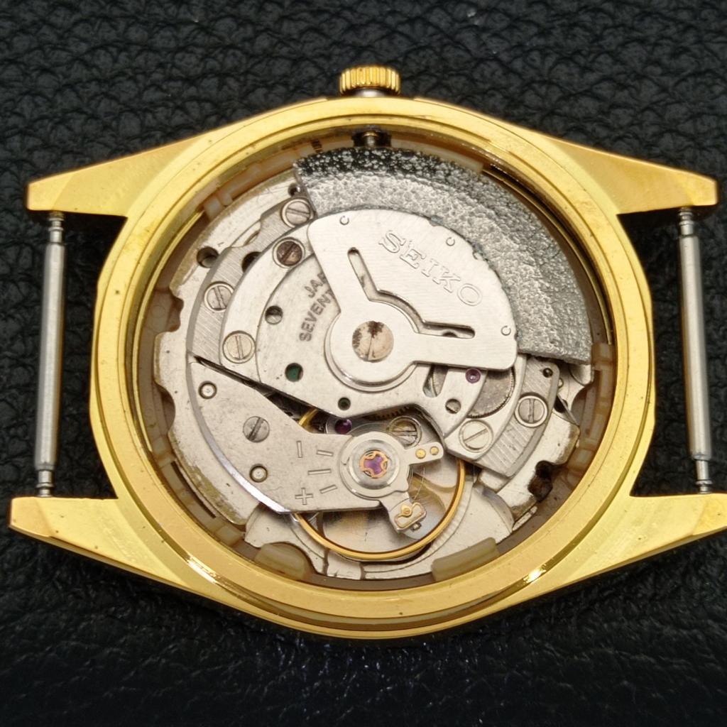 ВОССТАНОВЛЕННЫЕ ВИНТАЖНЫЕ МУЖСКИЕ ЧАСЫ SEIKO 5 AUTOMATIC JAPAN С БЕЛЫМ ЦИФЕРБЛАТОМ a434400-2