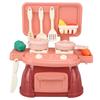 Kitchen Playset Children Kitchen Utensils Set Realistic Cooking Playset Girls Baby Housewares