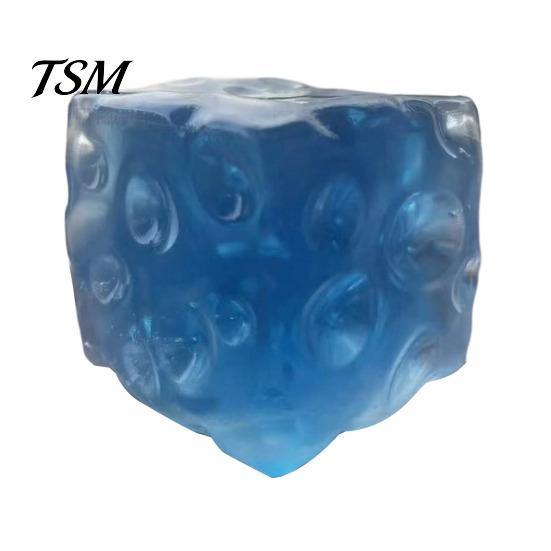 Sensory Stress Toy Shapeable Cheese Cube Squeeze Toy, Anxiety Relief Block Office Relaxation Gadget Fake Pinch Home Tool Reduction